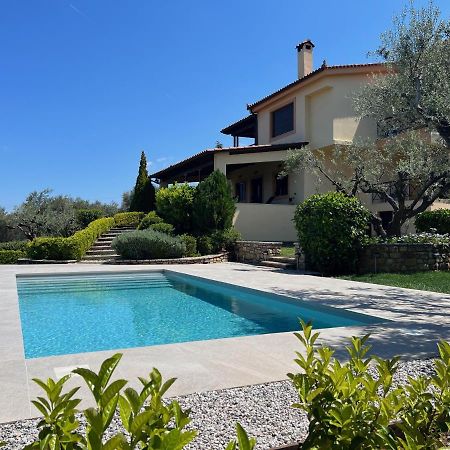 Ampelos Hillside Villa Akrata Exterior foto
