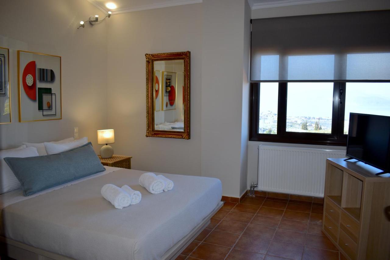 Ampelos Hillside Villa Akrata Exterior foto